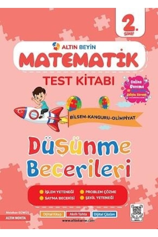 Altın Nokta Yayınları 2.sınıf Bilsem-kanguru-olimpiyat Sınavlarına Hazırlık Seti 6 Kitap