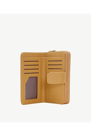 Yargıcı Kilit Detaylı Küçük Boy Cüzdan 26ykcz8031x 045 Sarı