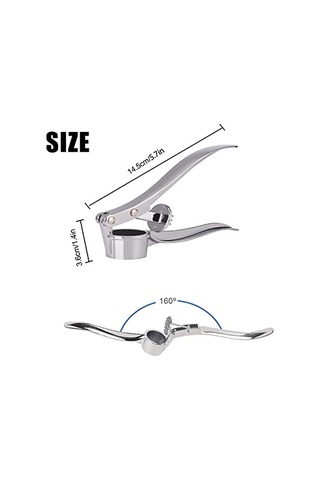 Presi Premium Sarımsak Ezici İle Ergonomik Tutma Kolu Soyucu Set Ve Profesyonel Sarımsak Presi Sağlam Zencefil Presi Çok Renkli