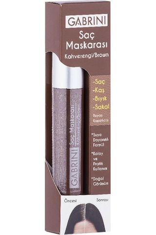 Gabrini Saç Maskarası Kahverengi