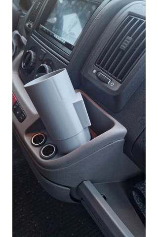 Fiat Ducato Bardaklık Ön Konsol İçecek Tutucu Cup Holder Organizer Aparatı Siyah