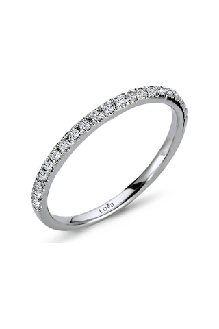 Lova 0,15 Karat Pırlanta Yarımtur Yüzük - 1030148