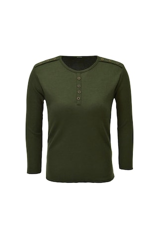 Kadın Kaşkorse Bluz Bgl-st04140 Haki