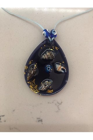 Lim10lubahce Deniz Kabuklu Lacivert Kolye Lacivert