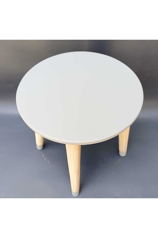 Na Neşeli Ahşap Ahşap Çocuk Taburesi. Çocuk Sandalyesi. Çalışma Masası .renkli Çocuk Odası Sehpa Çiçeklik Ev Dekoru Gri