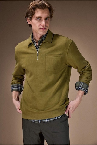 Defacto Yarım Fermuarlı Sweatshirt F8215ax26spkh256 Haki-kh256