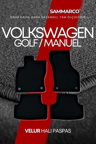 Volkswagen Golf 8 Otomatik 2022 Halı Paspas Velur Paspas Kumaş Paspas Oto Paspas