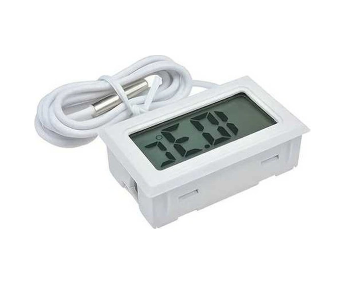 Trendooze Turcoshop11 Fy-10 Beyaz Lcd Dijital Termometre Akvaryum Sıcaklık Araç