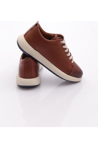 Dgn 20332 Erkek Bağcikli Sneaker Ayakkabi Taba Antik