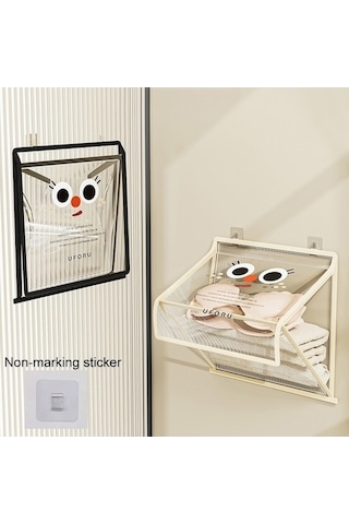 Tongxida Moda Bosphorus Şeffaf Giysi Çantası, Büyük Askılı Banyo Çorap Saklama, Katlanabilir Kapaklı, Siyah Renk, Daha Pratik Diğer