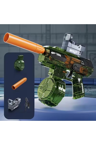 Ximistore9 Elektrikli Otomatik Sulama Silahı - 500ml Hacimli, 10m Menzilli, Şarjlı Li-po Pil, Transparan Yeşil Renk