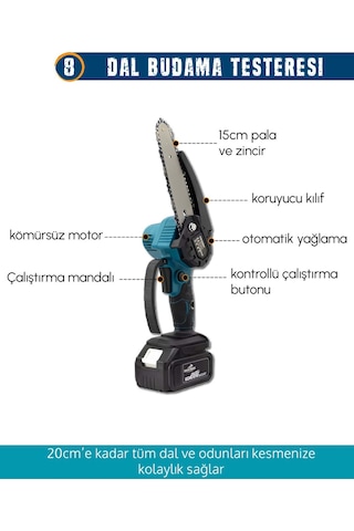 Chelikbei EEA388 Akülü 9'lu Set