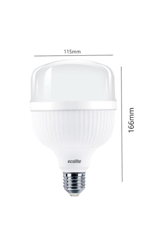 Ecolite 38w 200w Jumbo Led Ampul 3000k Sarı Işık E27 Duylu