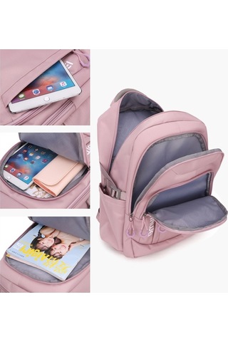 Jıalan Çok Fonksiyonlu Kadın Seyahat Dizüstü Sırt Çantaları Genç