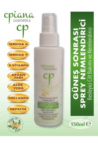 Cpiana Sprey Güneş Sonrası Argan Yağlı Nemlendirici Krem 150ml