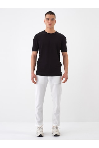 Xint Siyah Doğal Dökümlü Regular Fit Kazak 801894