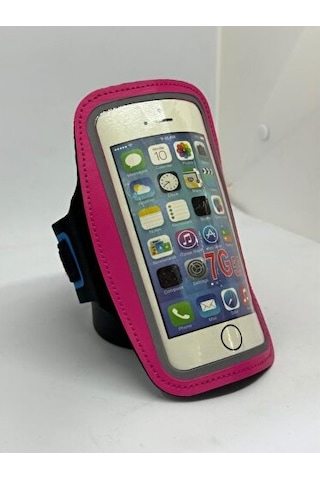 Pembe Apple iPhone Uyumlu 12 iPhone 13 Kol Bandı Spor İçin Telefon Kılıf 13.5 Cm 7 Cm Telefon Kılıfı