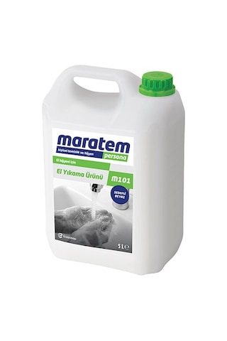 Maratem M101 Sedefli Beyaz El Yıkama Sabunu 5 L