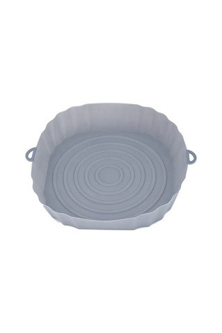 Ulzyvf Silikon Tava Sepeti 4 Adet Renkli Airfryer Astarı Yeniden Kullanılabilir Çok Renkli