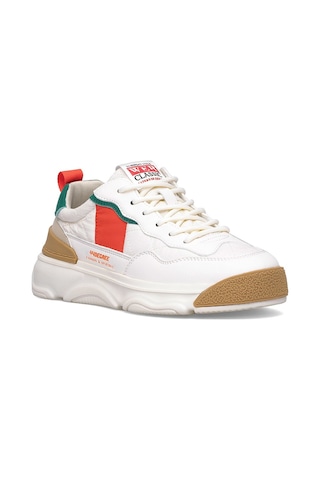 Humtto 152-18215 Erkek Klasik Sneaker Beyaz Beyaz