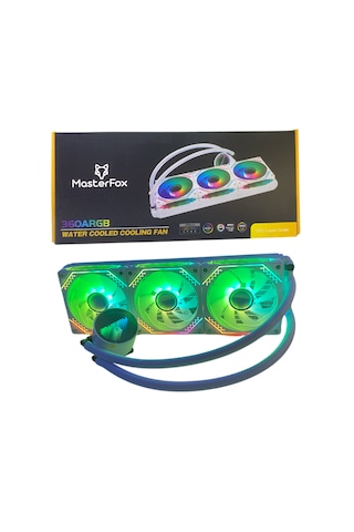 360 mm Masterfox ARGB Sıvı Soğutma Beyaz