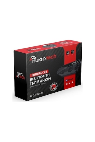 Nukrotech Nukro X2 Bluetooth 2 Kişilik Interkom