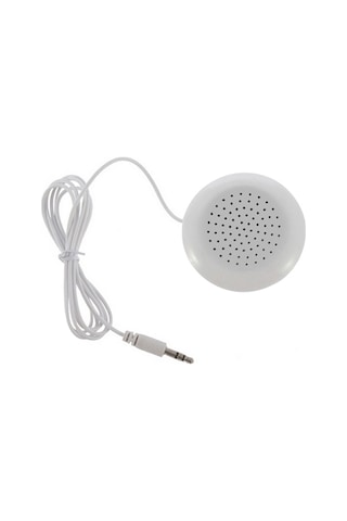 Suofeng Plastik Müzik Yastığı Hoparlörü - 3.5mm Bağlantı Kablosu İle Taşınabilir U-şekilli Yastık Ekipmanı, Enerji Kaynağı Gerektirmez, Beyaz Renk