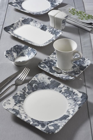 Güral Porselen Sipinoza 36 Parça Kahvaltı Takımı Gbsspn36khe1927 Beyaz - Gri