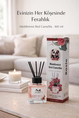 Rosie Middlemist Red Camellia Çubuklu Oda Kokusu 100 Ml Gül