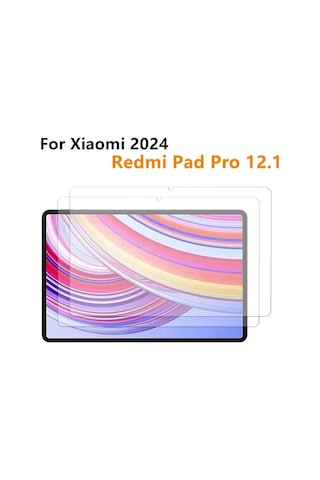 Xiaomi Redmi Pad Pro 12.1 Uyumlu Kalem Bölmeli Standlı Kılıf + Ekran Koruyucu + Kalem 3'lü Set Kılıf