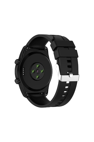 Forzacase Universal 20mm Akıllı Saatler İçin Tokalı Çizgi Desen Silikon Kordon Kayış - Fc1069