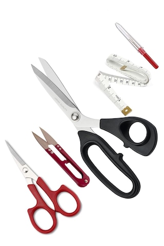 Plastik Saplı 12 No 30.50 Cm Kumaş Kesim Makası Set Jpt-12
