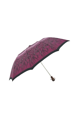 Louisiana Polo April Lüx Şemsiye Gri Desenli Mor 32-l Mor