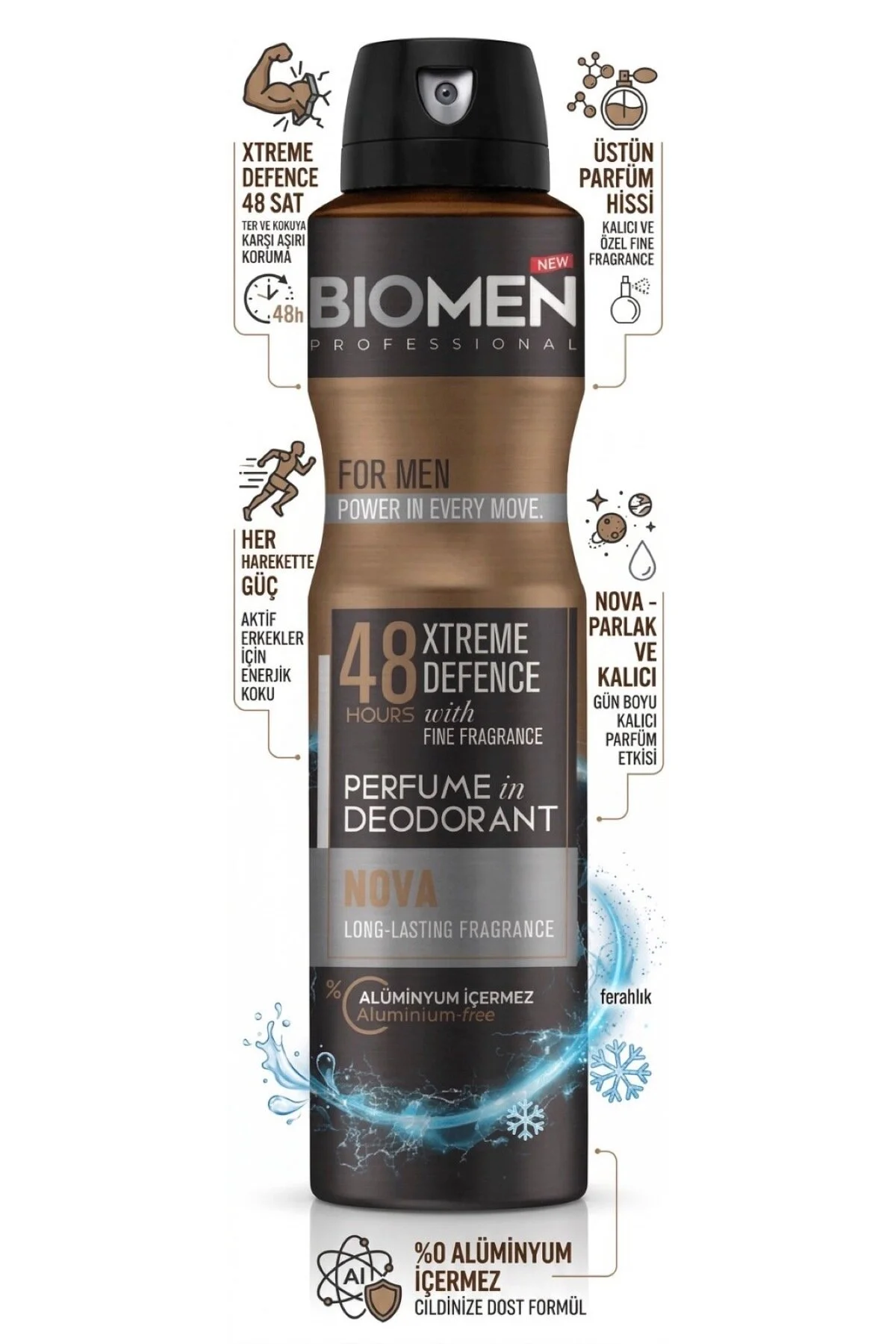 Perfume İn Deodorant For Men Nova 200 Ml