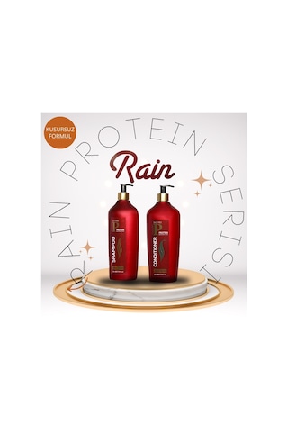 Rain Protein Saç Kremi 800 ML + Protein Şampuan 800 ML