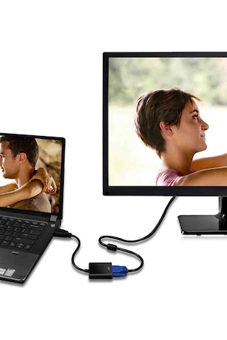 Alfais Zey Alfais 4487 Hdmı To Vga Çevirici Dönüştürücü Monitör Kablosu
