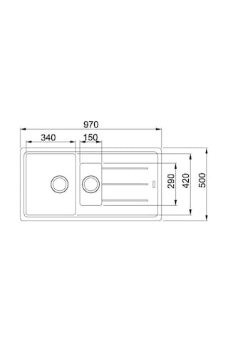 Franke Basis Bfg 651 Stone Grey ( Gri ) Granit Eviye