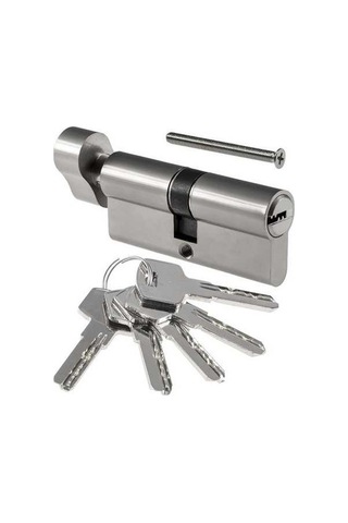 Prestigegoods Sx004 Hırsızlığa Karşı Kapı Kilidi Silindiri Avrupa Standardı Kabak Deliği 70/80/90mm Tek/çift Açılış Gümüş Gümüş