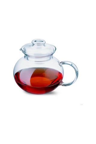 Cam Demlik, Borosilikat Cam, Şeffaf, 1000 Ml, Isıya Dayanıklı, Ergonomik Kulplu, Kapaklı Tasarım Çok Renkli