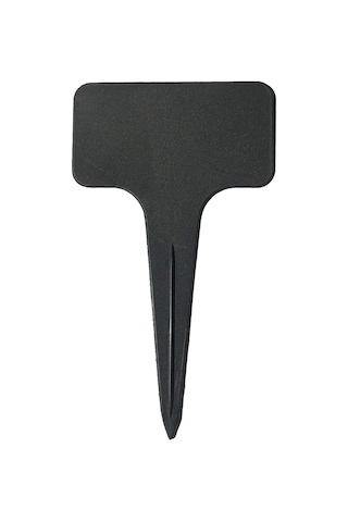 Neevoyu Siyah T Şekilli Bitki Etiketleri 100 Adet - Dayanıklı Pp Plastik - Su Geçirmez - Çimlene Kolay - Bahçe Ve Saksı Bitkileri İçin