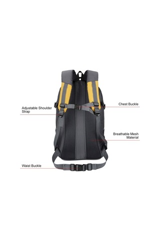 Tongxida 45l Büyük Kapasiteli Su Geçirmez Dağcılık Sırt Çantası Nefes Alabilen Omuz Çantası Kadınlar Ve Erkekler İçin Şeffaf Şeffaf