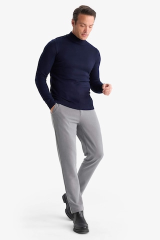 Defacto Slim Fit Dar Kesim Balıkçı Yaka Basic Düz Triko Kazak R1127AZ2WNNV207 Lacivert