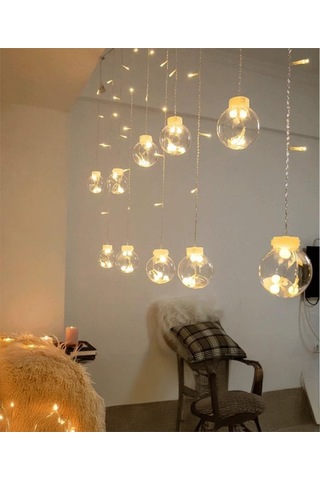 Top Perde Dekoratif Led - 3 Metre - Animasyonlu 5 METRE