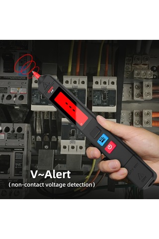 Lemestar Bsıde Dijital Voltaj Test Kalemi - 300v'a Kadar Kaçak Akım Dedektörü, Kablosuz Kontak, Lcd Ekran Ve Alarm Fonksiyonu