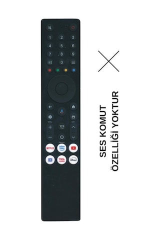 Tcl Rc833a Fmb1-ır Android Tv Kumanda - Ses Komutsuz