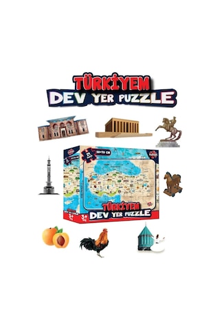 Kidsan Türkiyem Dev Yer Puzzle