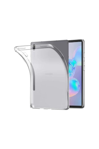 Forzacase Samsung Galaxy Tab S7 Fe T737 12.4 İle Uyumlu Silikon Kılıf Buzlu Şeffaf - Fc013 Şeffaf