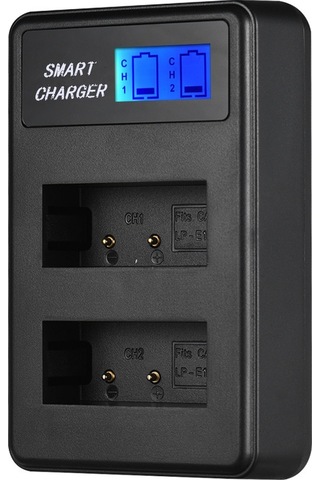 Cbtx Lcd Ekran 2 Kanallı Lp-e17 Canon Eos M3 M5, Eos 750d 760d Vb. Uyumlu Pil Usb Şarj Cihazı