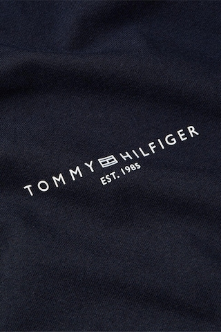 Tommy Hilfiger Kadın Pamuklu Yuvarlak Yaka Marka Logolu Mavi T-shirt Ww0ww37877-02g-10709 Mavi