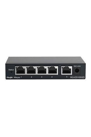 Reyee Rg Es105D 5 Port 10 100 Switch Metal Kasa
